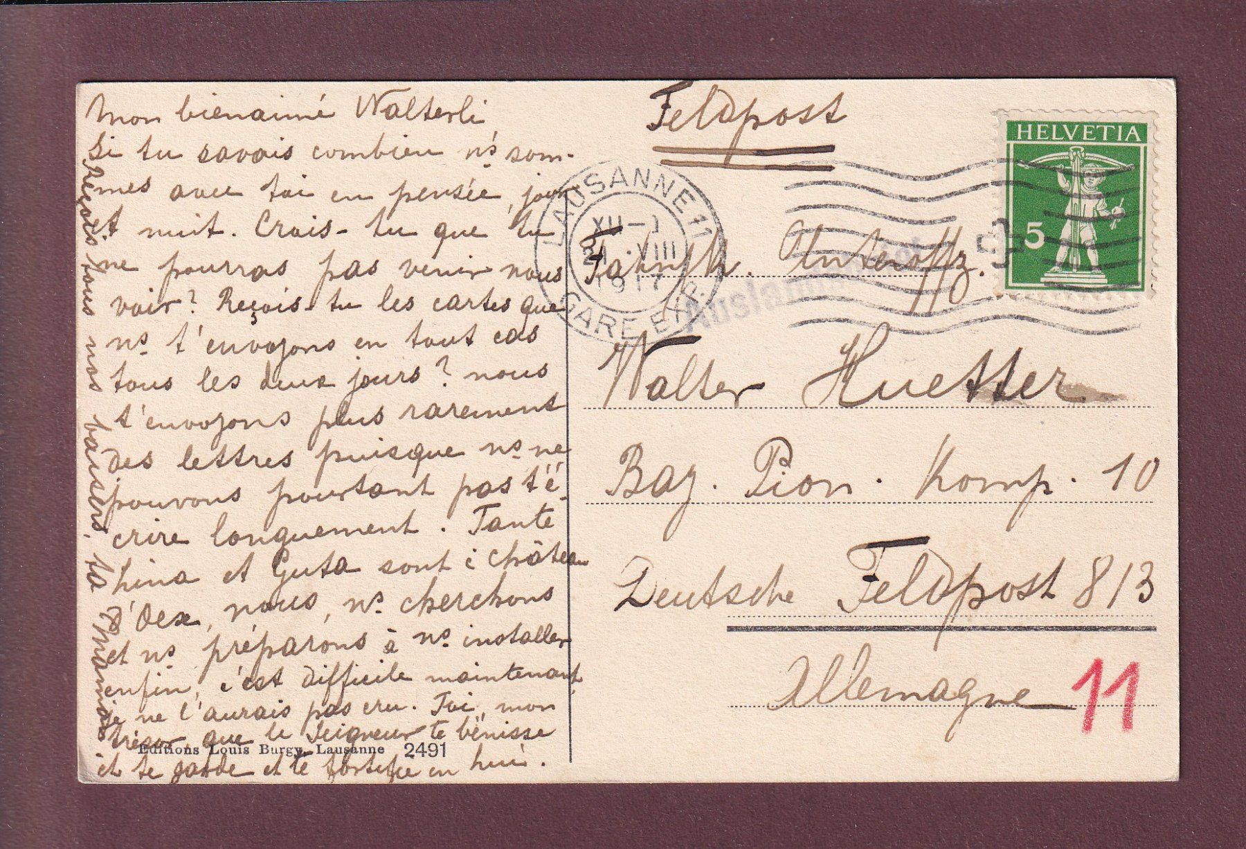 Cartoline postali: Bords du LEMAN - Voiliers – Usato da Pully venduto da nicecards 1