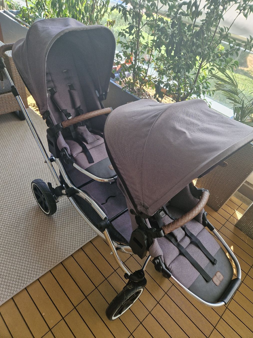 ABC Design Carrozzine: ABC-Geschwisterwagen mit Lufträdern – Usato da Hägglingen venduto da Kapgirl 1