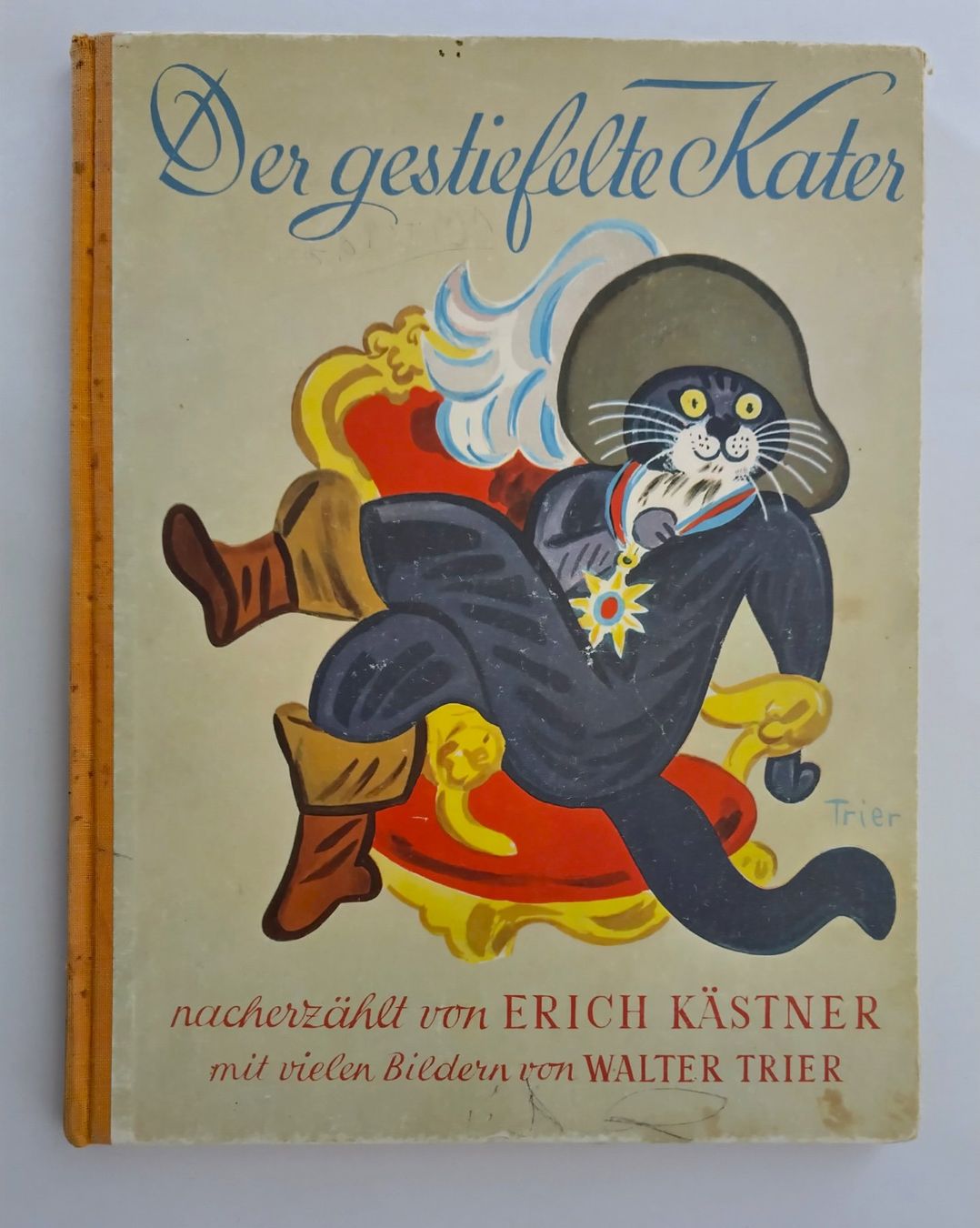 Libri: Erich Kästner - Der gestiefelte Kater / Walter Trier / 1950 – Usato da Bellach venduto da JingleJerry