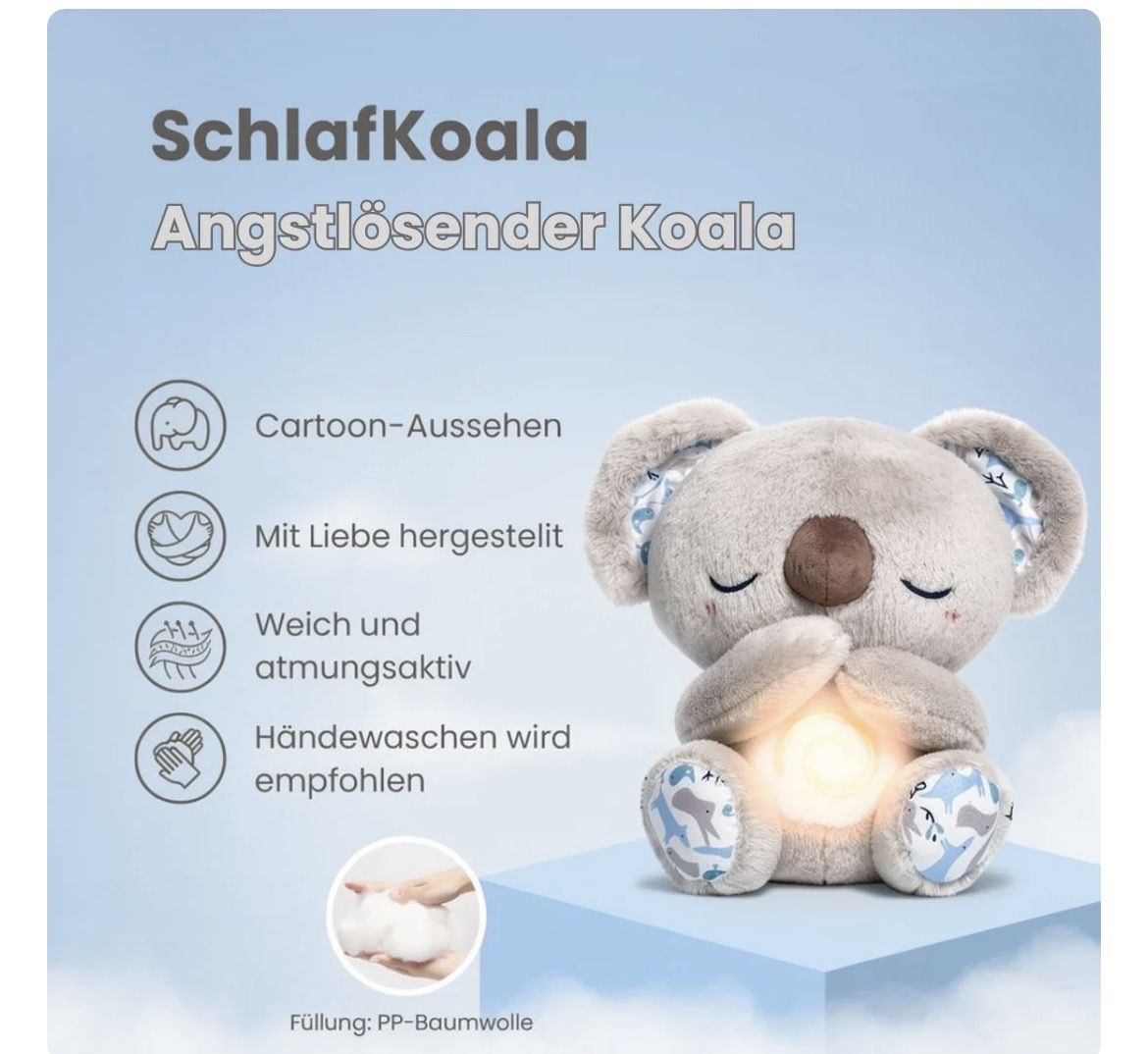 Spielzeuge: Schlaf Koala, Kuscheltier mit Atemfunktion – Neu und originalverpackt aus Schötz von Maumau83 1