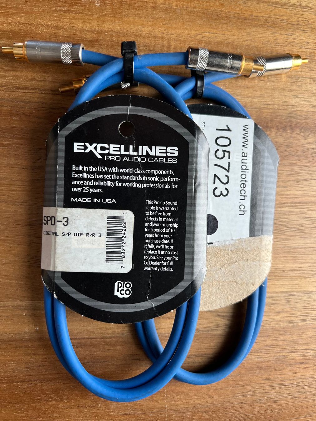 Cavi: Pro Co 75 Ohm Digita Audio Cable – Usato da Bazenheid venduto da rue_6hcy