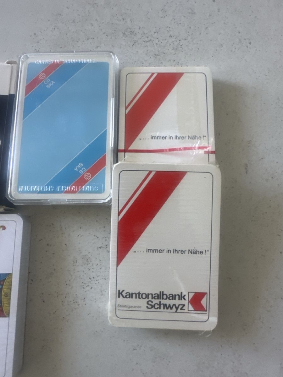 Spiele: Set aus 9 Sätzen Jasskarten – Gebraucht aus Baar von Hillsboro 3