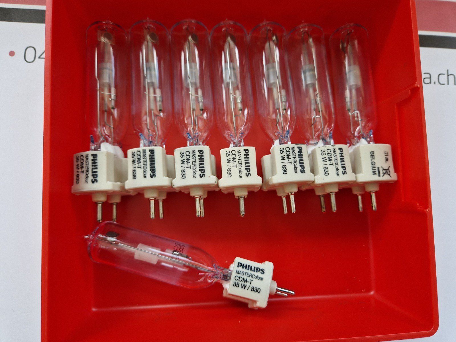 Philips Lampade: 6x  Halogen-Metalldampflampe MASTERColour CDM-T 35W 830 – Usato da Glarus venduto da Infratech 2