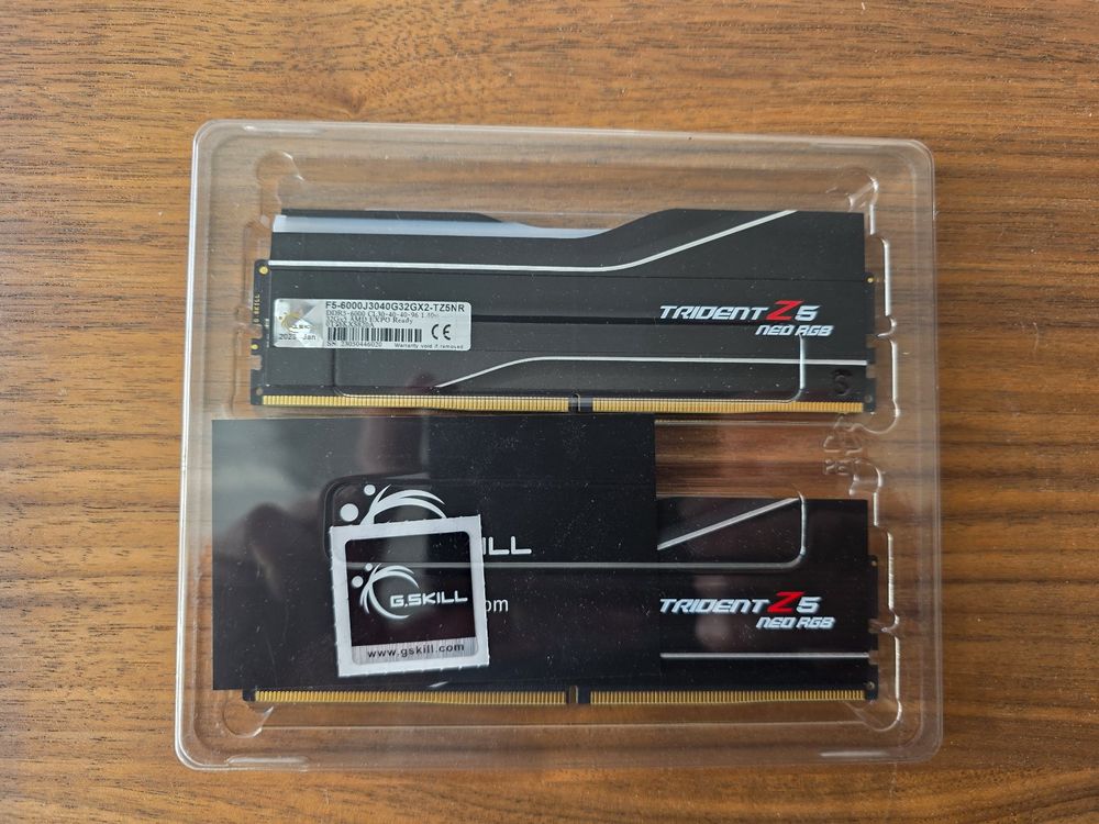 G.Skill Trident Z5 NEO RGB 64GB (2x32GB), DDR5 6000 Mhz CL30 (Gebraucht ...