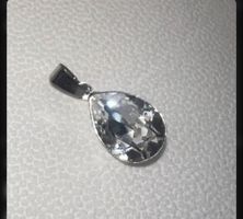 white diamond pendant with silver chain #diamonds #jewelry