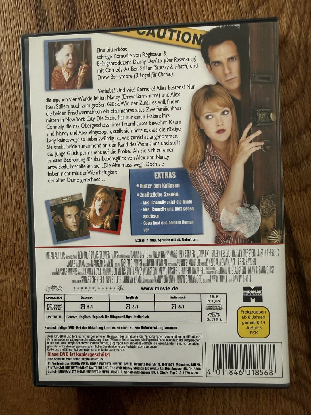 Tutti i DVDs: Der Appartement Schreck (2003) – Usato da Zürich venduto da Gekuu 1