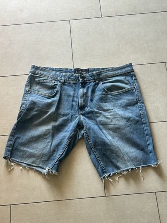 Kurze Jeans Dunkel-Blau