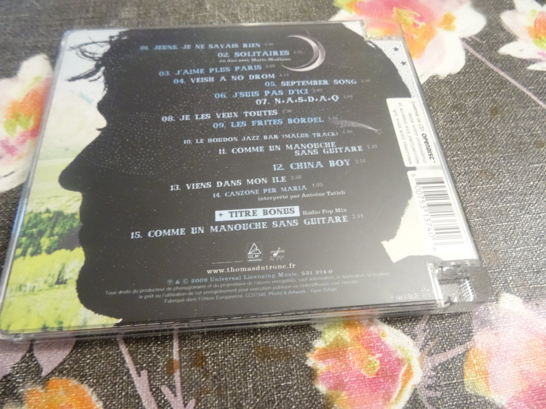 CD: Thomas Dutronc - Comme un Manouche sans guitare CD – Usato da Olten venduto da Disc-Ausverkauf 1