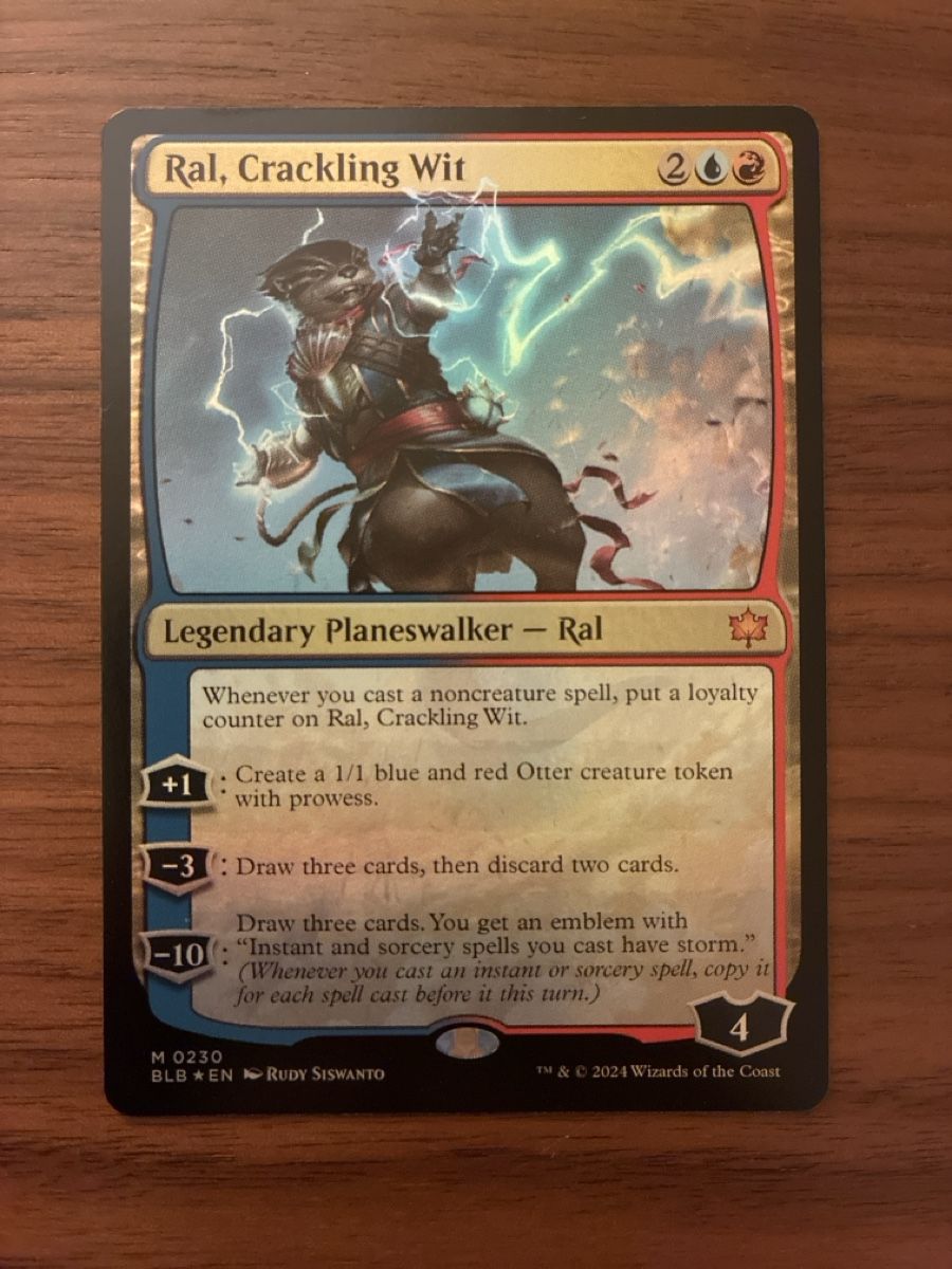 Giochi: Magic: The Gathering; Ral, Crackling Wit – Nuovo (secondo la descrizione) da Zürich venduto da Packrat