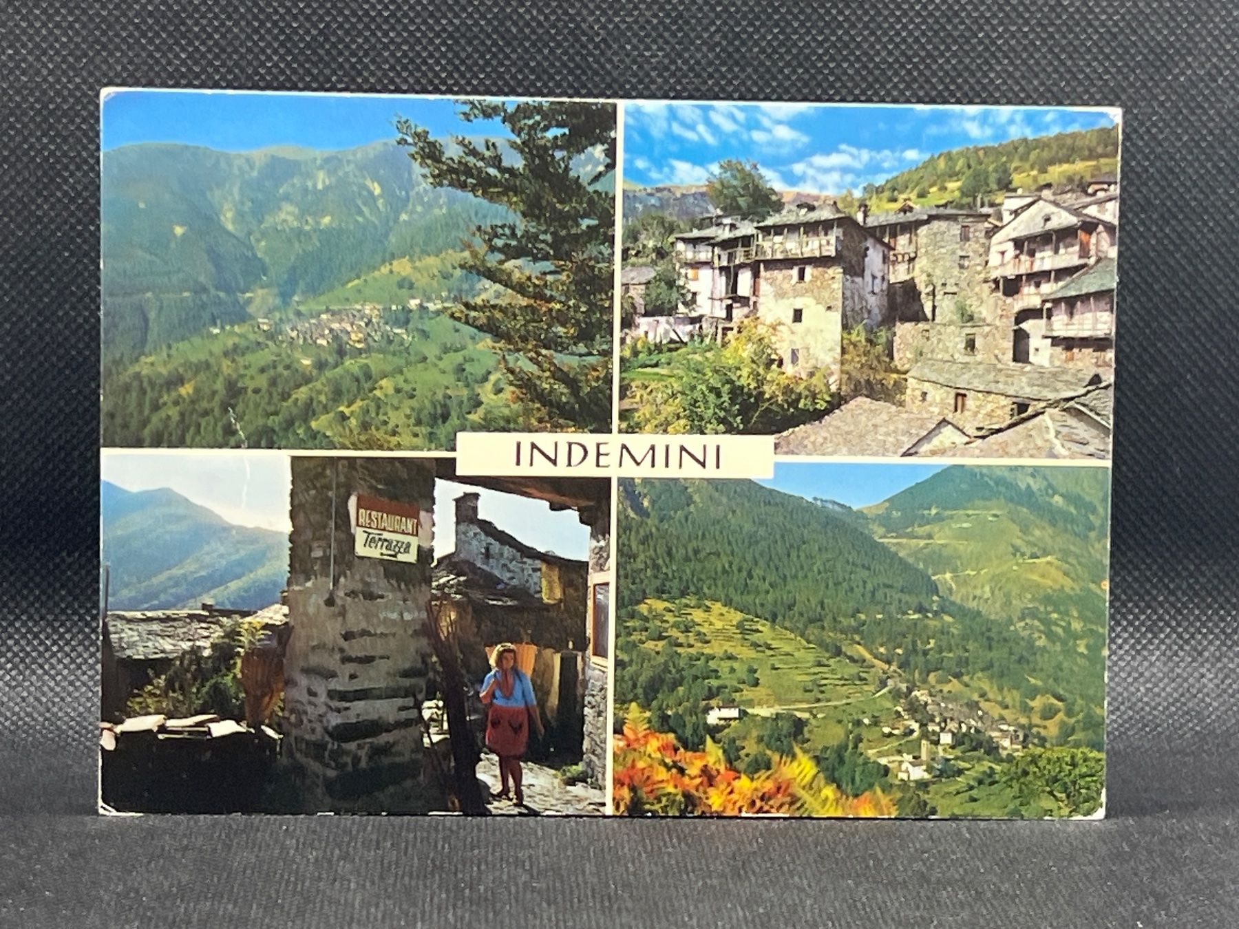 Cartoline postali: Indemini, il Gambarogno pittoresco – Usato da Widnau venduto da Brusi9