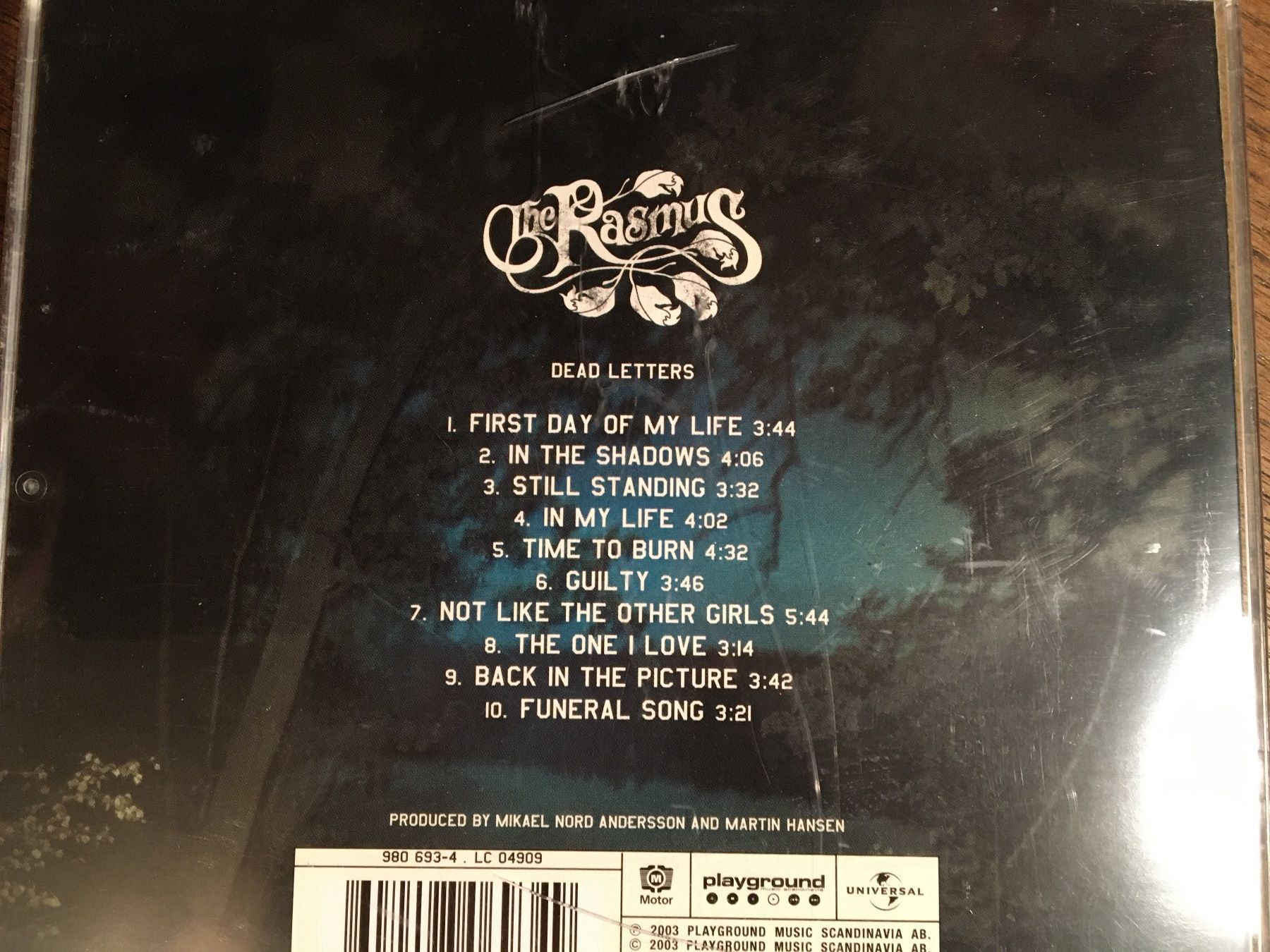 CDs: The Rasmus – D'occasion à Arth par Vrecam51 1