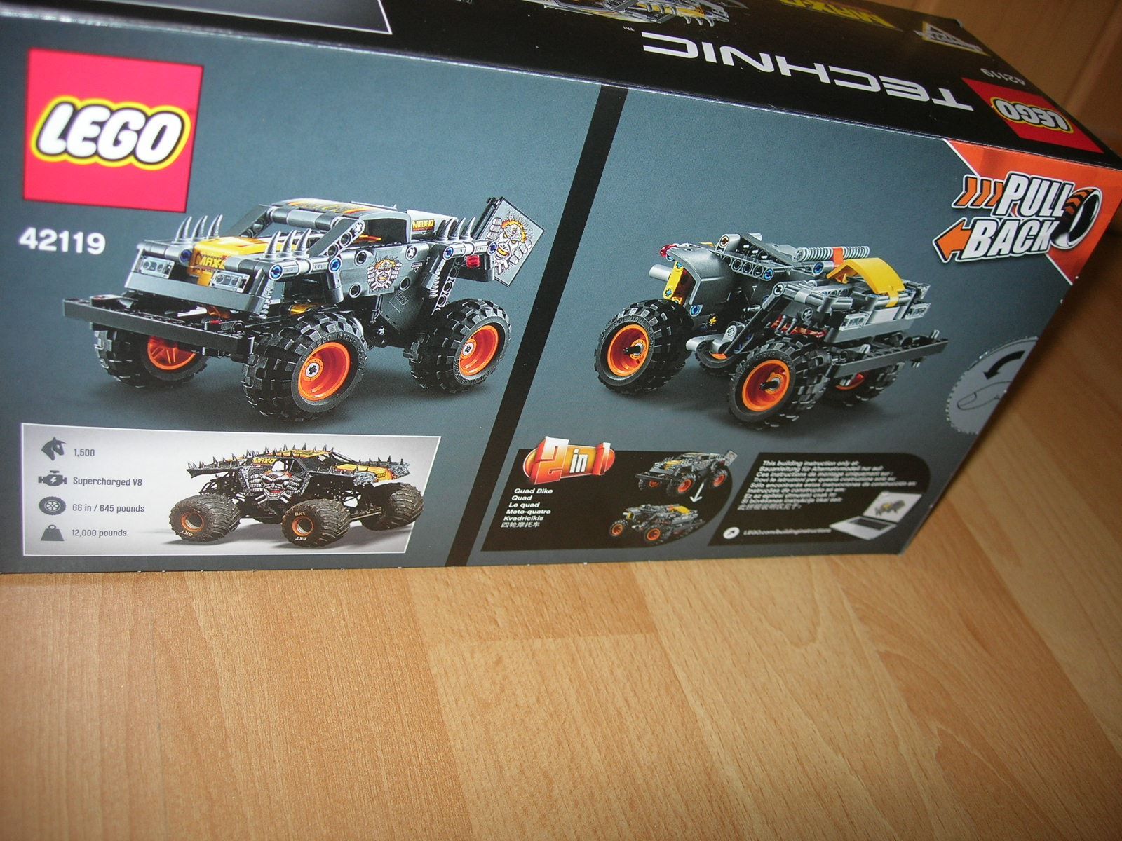 Lego Giocattoli: Lego Technic 42119 Monster Jam Max-D – Nuovo e nell'imballaggio originale da Hornussen venduto da Corvette- 1