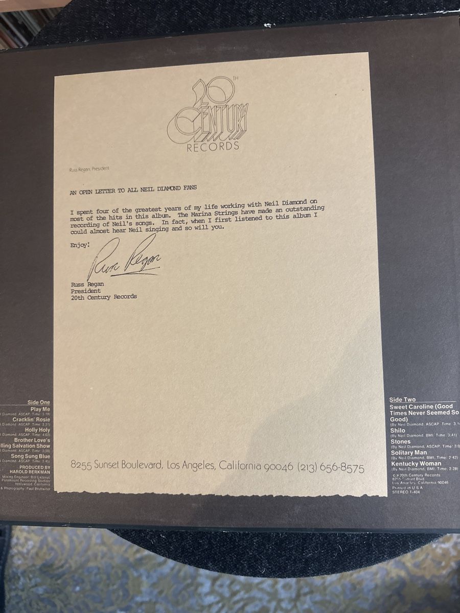Dischi in vinile: The Marina Strings, Vinyl, Neil Diamond – Usato da Dübendorf venduto da chi_cgv6 1