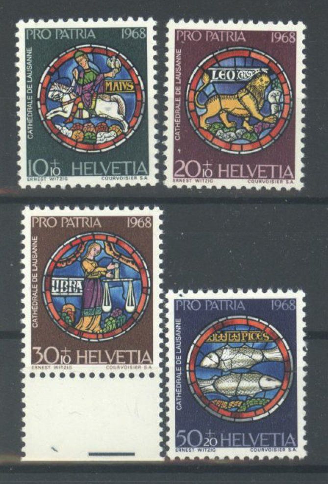 Tous les timbres: 1968, Pro Patria, postfrisch ** – D'occasion à Willisau par Vollstempel