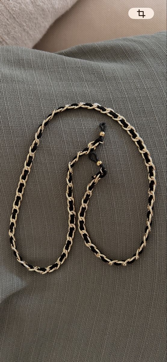 Catenine: Brillenkette  Gold/Wildlederkordel  – Nuovo e nell'imballaggio originale da Zürich venduto da wil_g8st 1