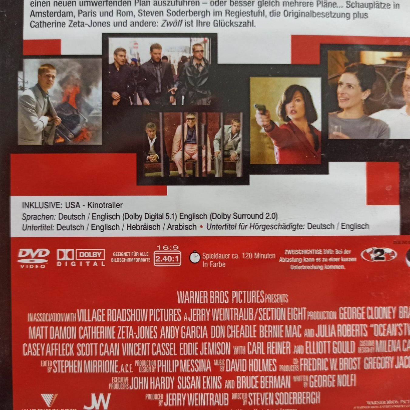 Tutti i DVDs: Ocean's Twelve – Usato da Dübendorf venduto da kb86_MOVIE 2