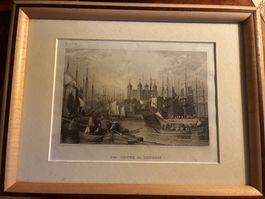 Gravure ancienne Tower in London
