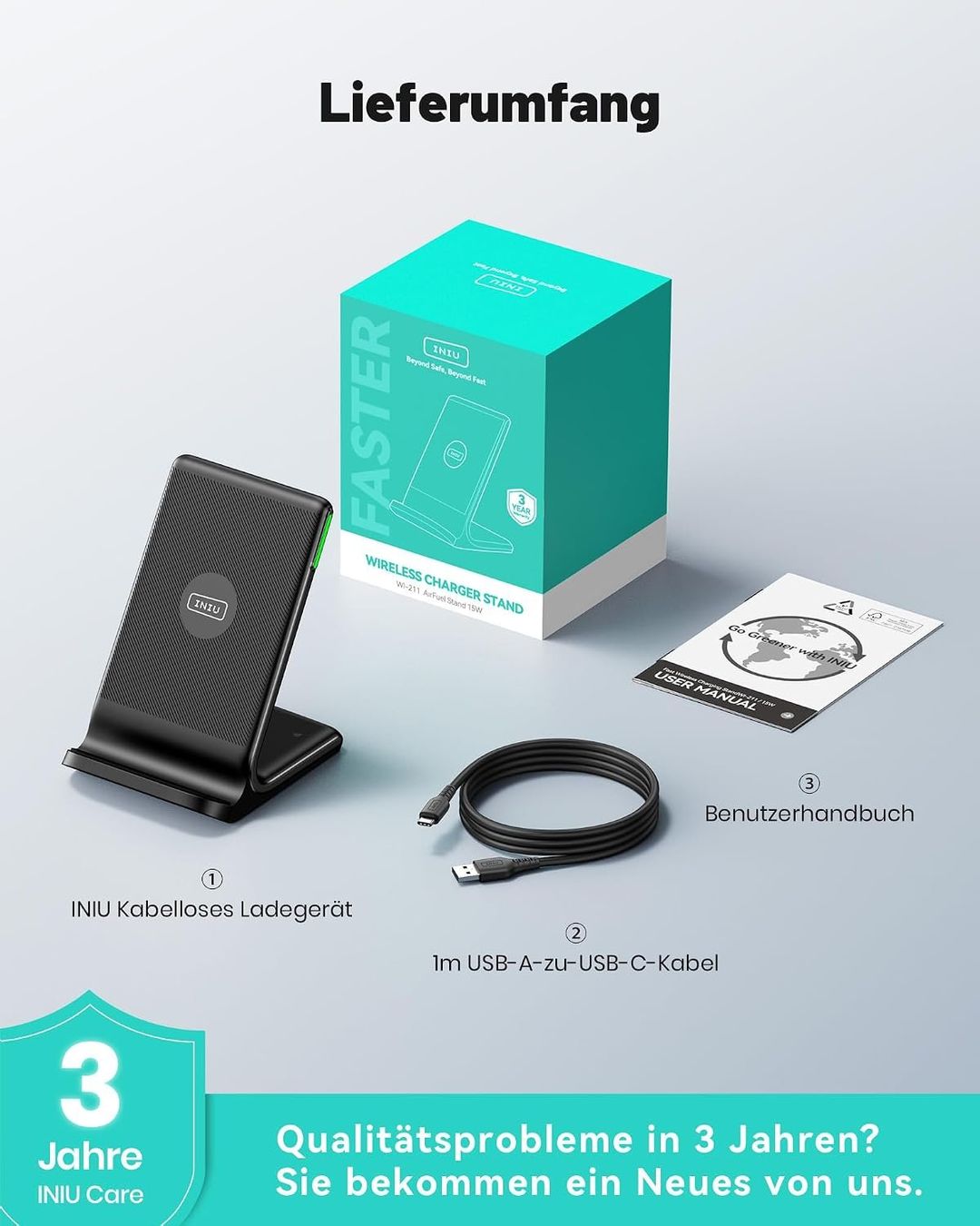 Ladegeräte: INIU Wireless Charger – Neu und originalverpackt aus Rupperswil von Cordi79 7