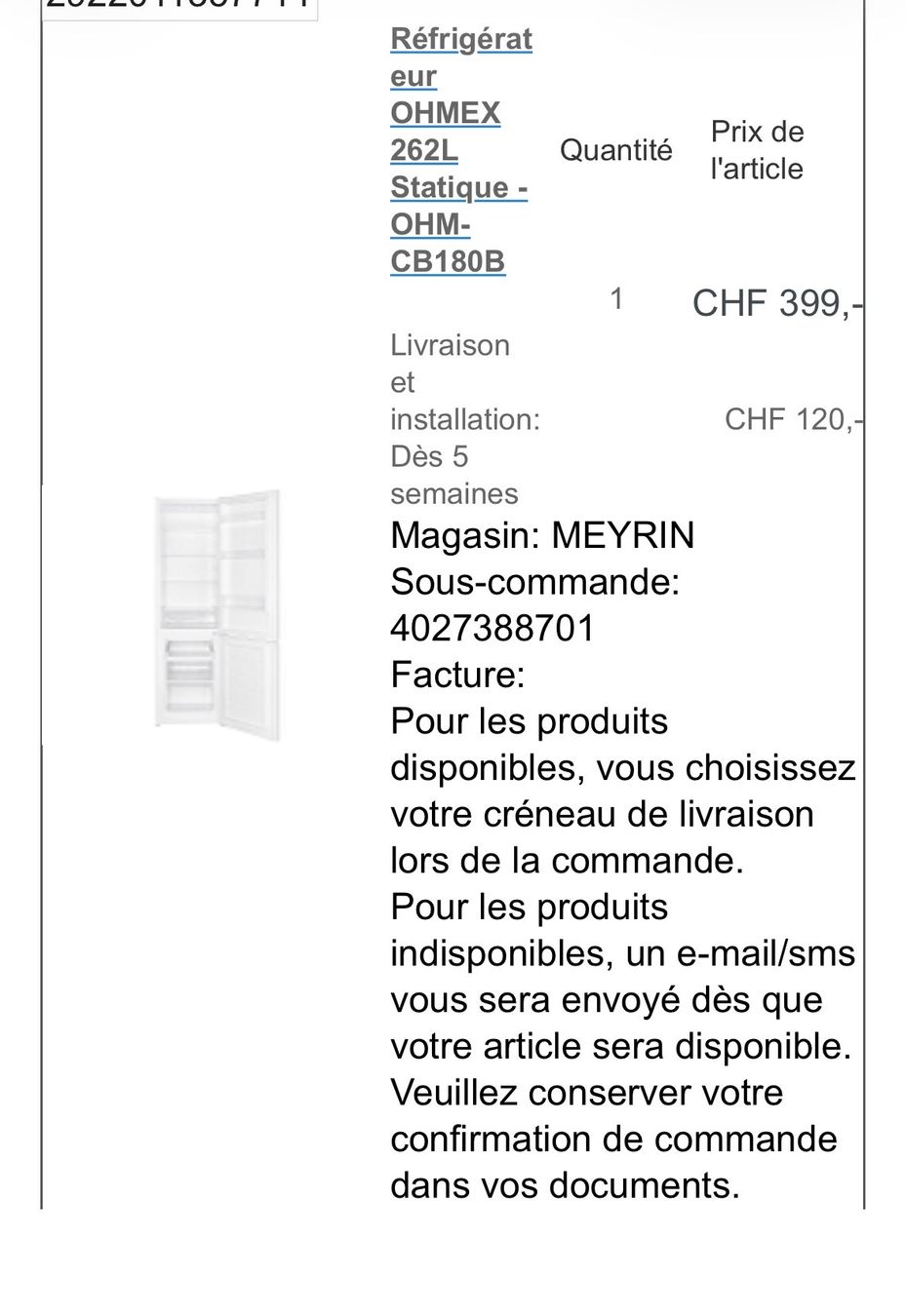 Kühlschrank: Fridge + Dishwasher – Gebraucht aus Genève von ang_5v9z 2