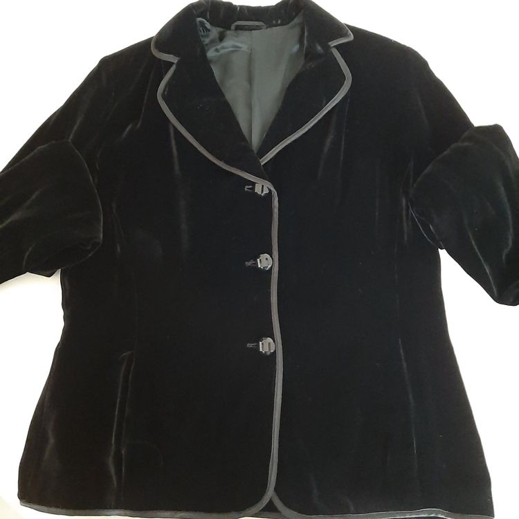 Veste de costume vintage en velours côtelé mince | Mode Vintage