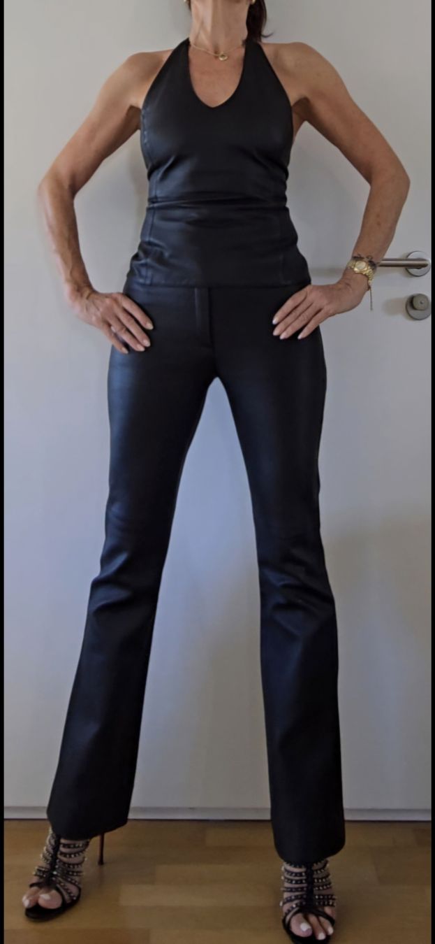 Lotti di vestiti: Set Leder Top und Hose – Usato da Zollikon venduto da C.fromParis