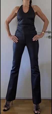 Set Leder Top und Hose