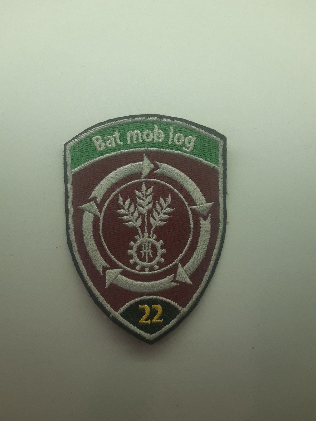 Schweizer Armee Placchette & Badge: BADGE ECUSSON MILITAIRE SUISSE BAT MOB LOG 22 – Nuovo (secondo la descrizione) da Domdidier venduto da baumeyer-seb