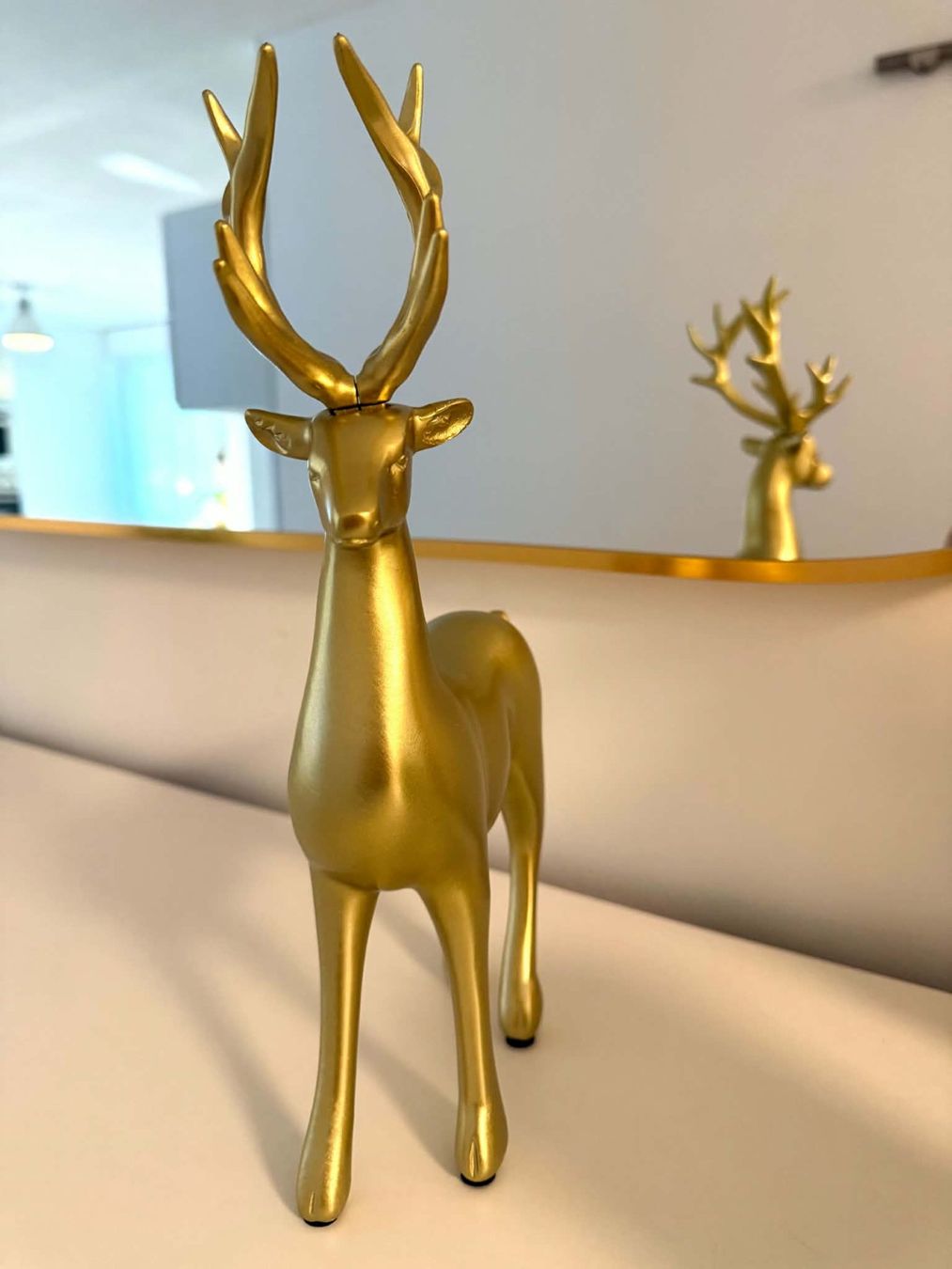 Tutte le decorazioni: Grössere Hirsch Deko Statue goldig – Nuovo (secondo la descrizione) da Bern venduto da MIR-IAM 1