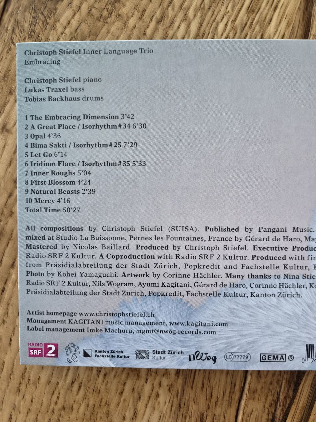CD: CHRISTOPH STIEFEL INNER LANGUAGE TRIO – Nuovo (secondo la descrizione) da Zofingen venduto da Tinpan 3