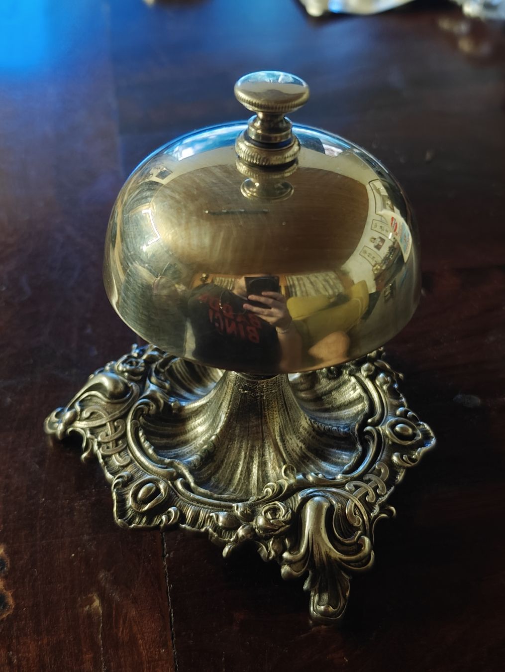 Campanacci mucche: WMFM Dreh-Serviceglocke Tischglocke Versilbert – Usato da Malans GR venduto da mesmen