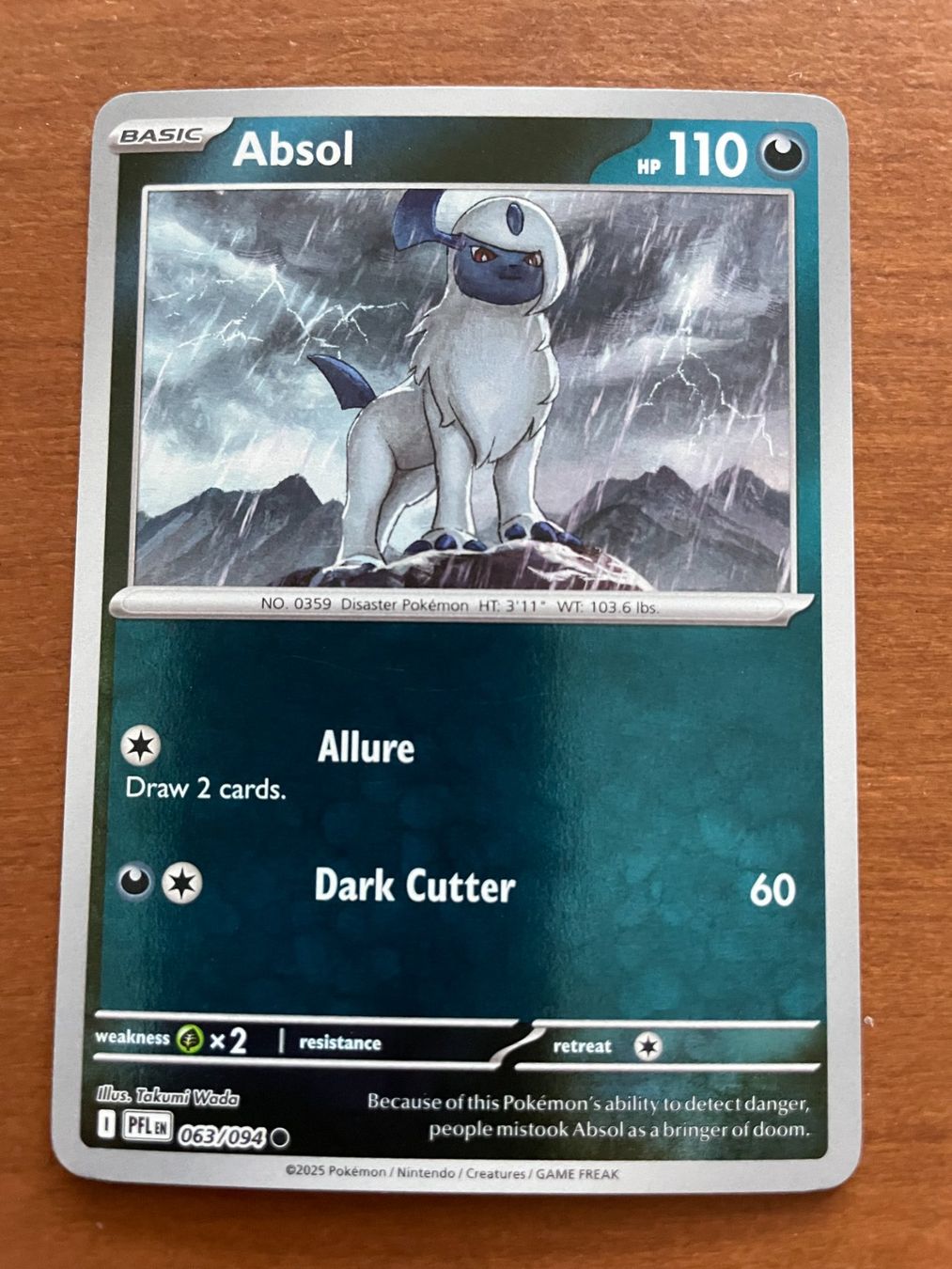 Pokémon Carte collezionabili: Pokemon Absol Reverse (Versand gratis) – Nuovo (secondo la descrizione) da Chur venduto da Angerson