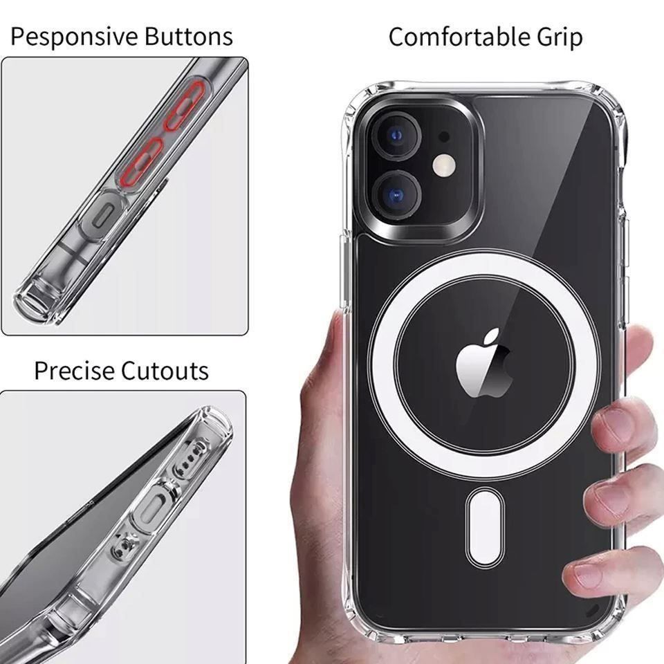 Cover & Protezioni schermo: iPhone 13 Pro Hülle Clear Magsafe Cover – Nuovo e nell'imballaggio originale da Chiasso venduto da online.shop 6