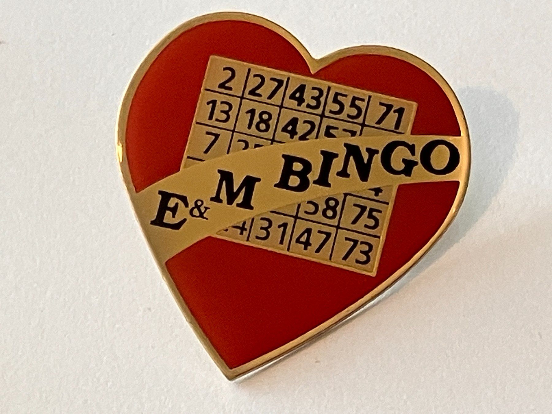 Placchette & Badge: 1 Pin E&M Bingo – Usato da Basel venduto da djwwpp