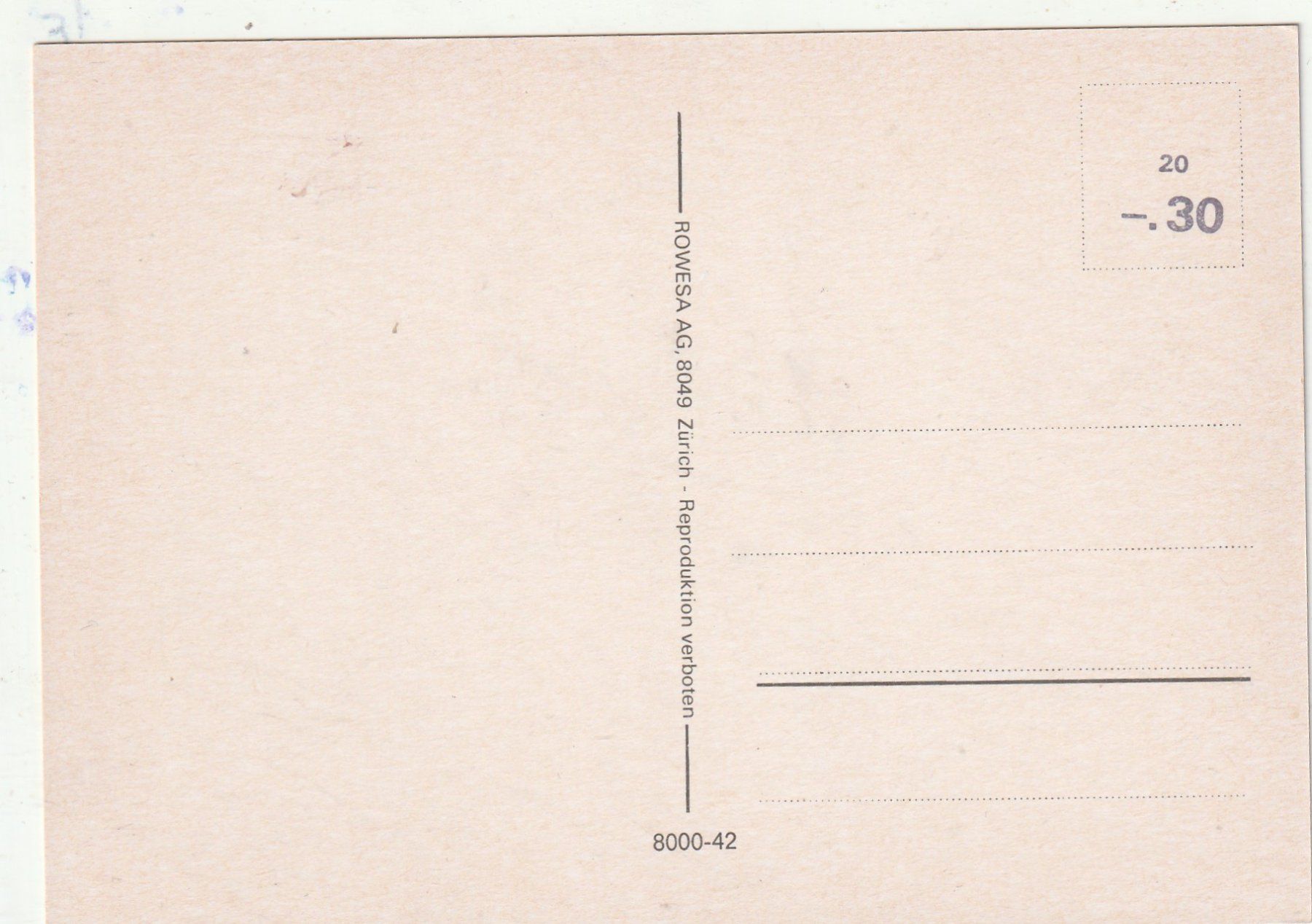 Cartoline postali: Zürich MBK – Usato da Lumbrein venduto da made02 1