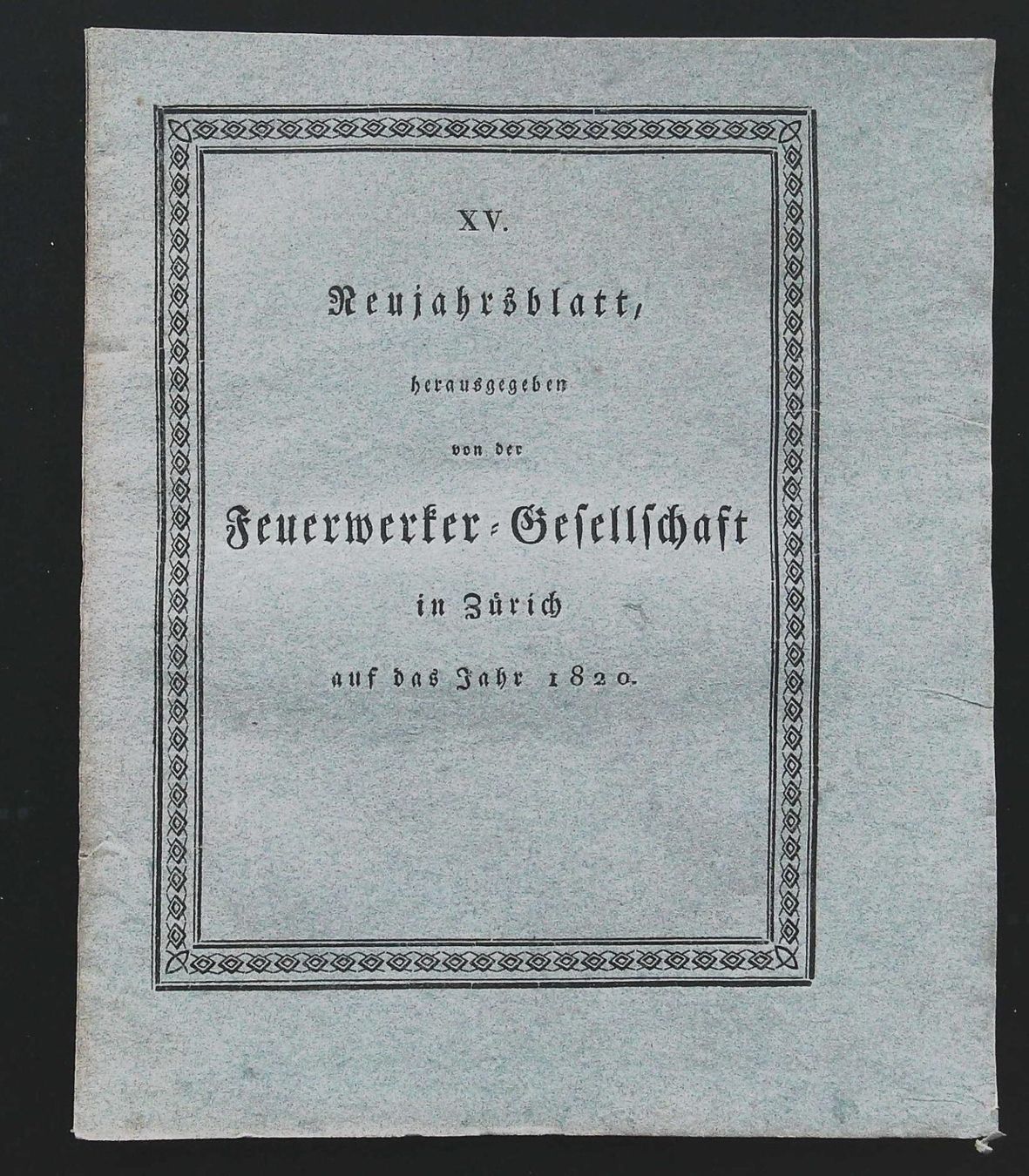 Livres: Laupen Neujahrsblatt 1820 – D'occasion à Rafz par Helvet32 2