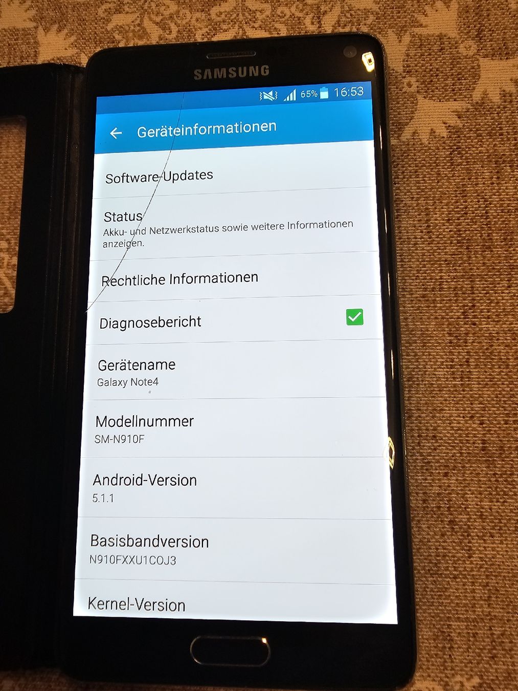 Samsung Telefoni cellulari / Smartphones: Samsung Galaxy Note 4 (SM-N910F) – Usato da Fahrwangen venduto da LukNB 4