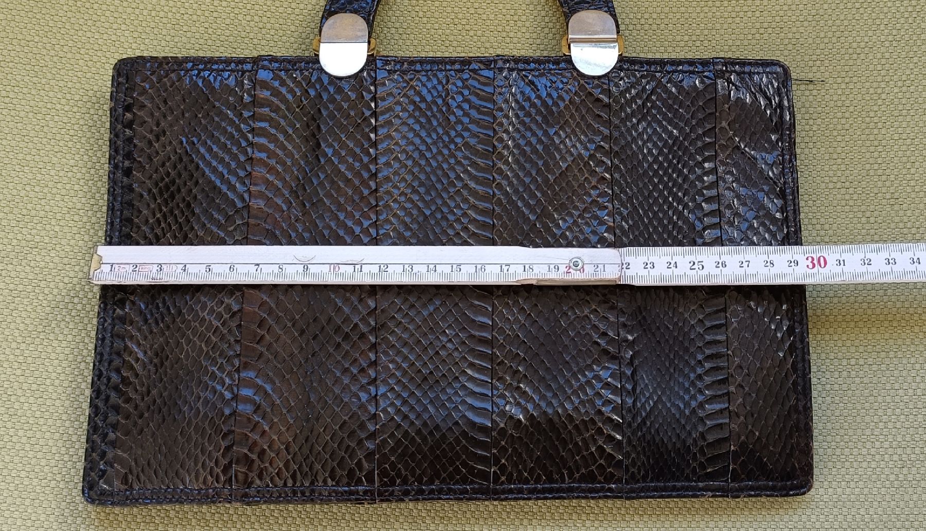 Borse da donna: Krokodiltasche aus echtem Leder pochette – Usato da Porza venduto da tbch 5
