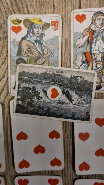 Ancien Jeu De Cartes Suisse - Vues Et Costumes Suisses - Jean Müller Schaffhouse