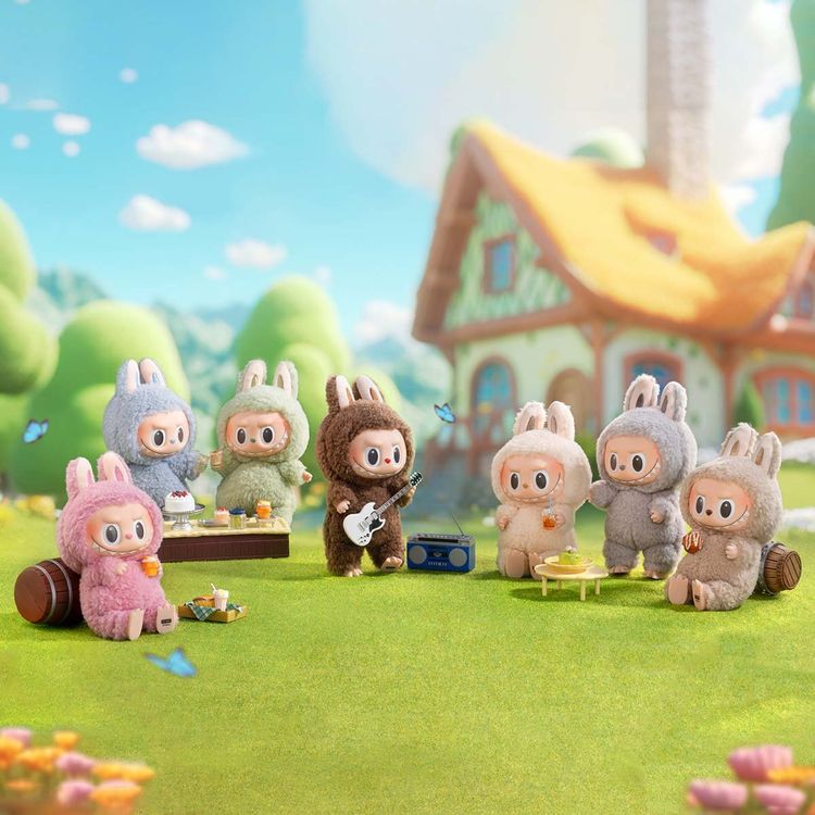 Pop Mart Labubu Exciting Macaron Soymilk (Neuf avec emballage d