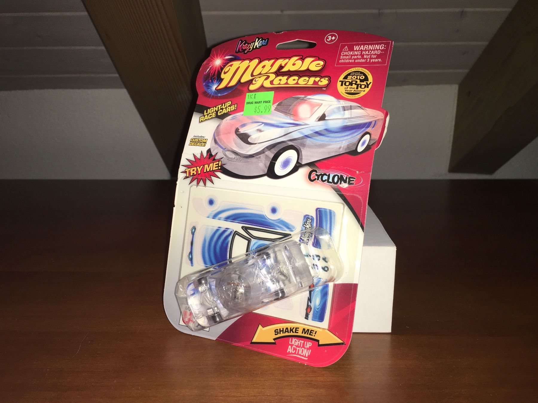Hot Wheels Modellini d'auto: Cyclone Krazy Kars 1/64 Marble Racers – Nuovo (secondo la descrizione) da Wohlen AG venduto da PrivatSammlung