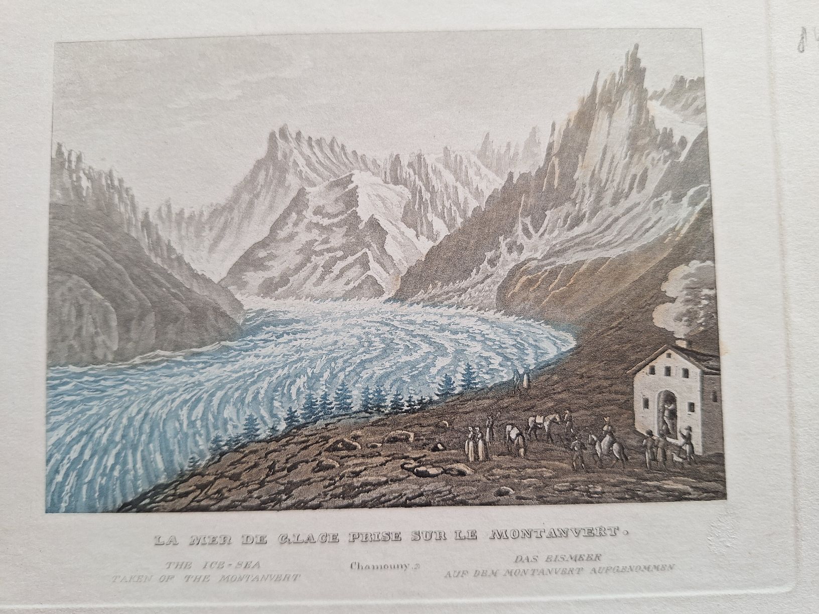 Incisioni: MER DE GLACE. MONTANVERT – Usato da Bevaix venduto da bohrap