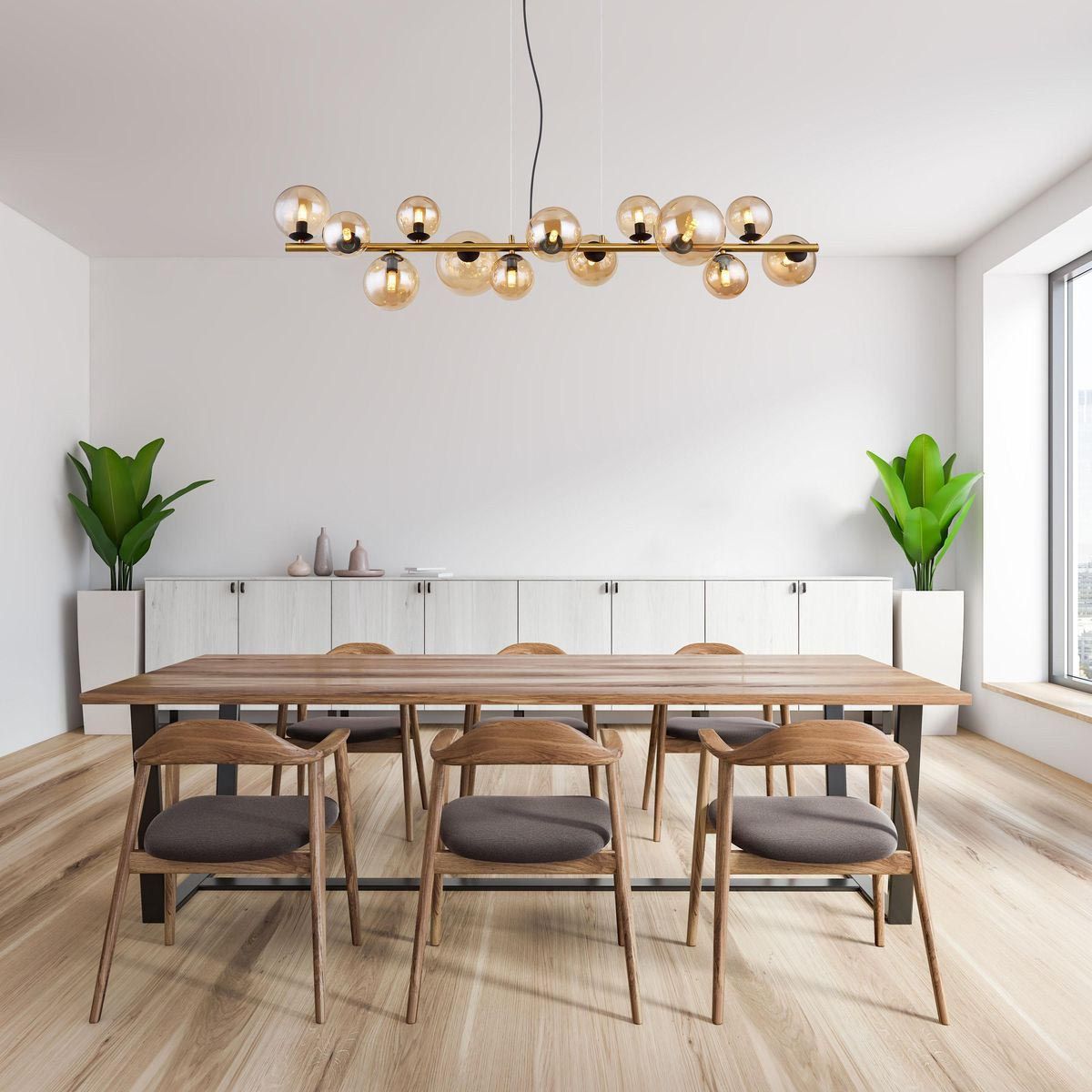 Lampadari & plafoniere: Pendelleuchte, Glas, 120 cm x 35 cm – Nuovo (secondo la descrizione) da Kreuzlingen venduto da Smart-Light 1