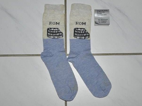 Calze: Herrensocken Rom mit Kolosseum – Usato da Oberrüti venduto da ELALL 1