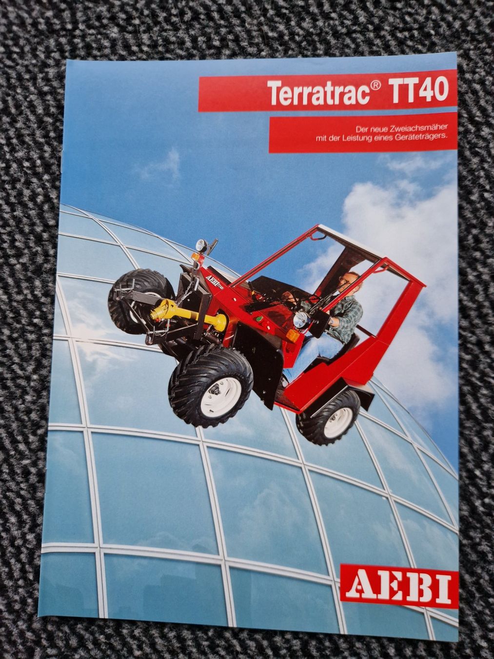 Aebi Trattori: Original Prospekt Aebi Terratrac TT40 – Usato da Dürnten venduto da Bachtel84