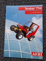 Original Prospekt Aebi Terratrac TT40
