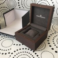 GP GIRARD-PERREGAUX ORIGINAL - WATCH CASE BOX ECRIN - WOOD !