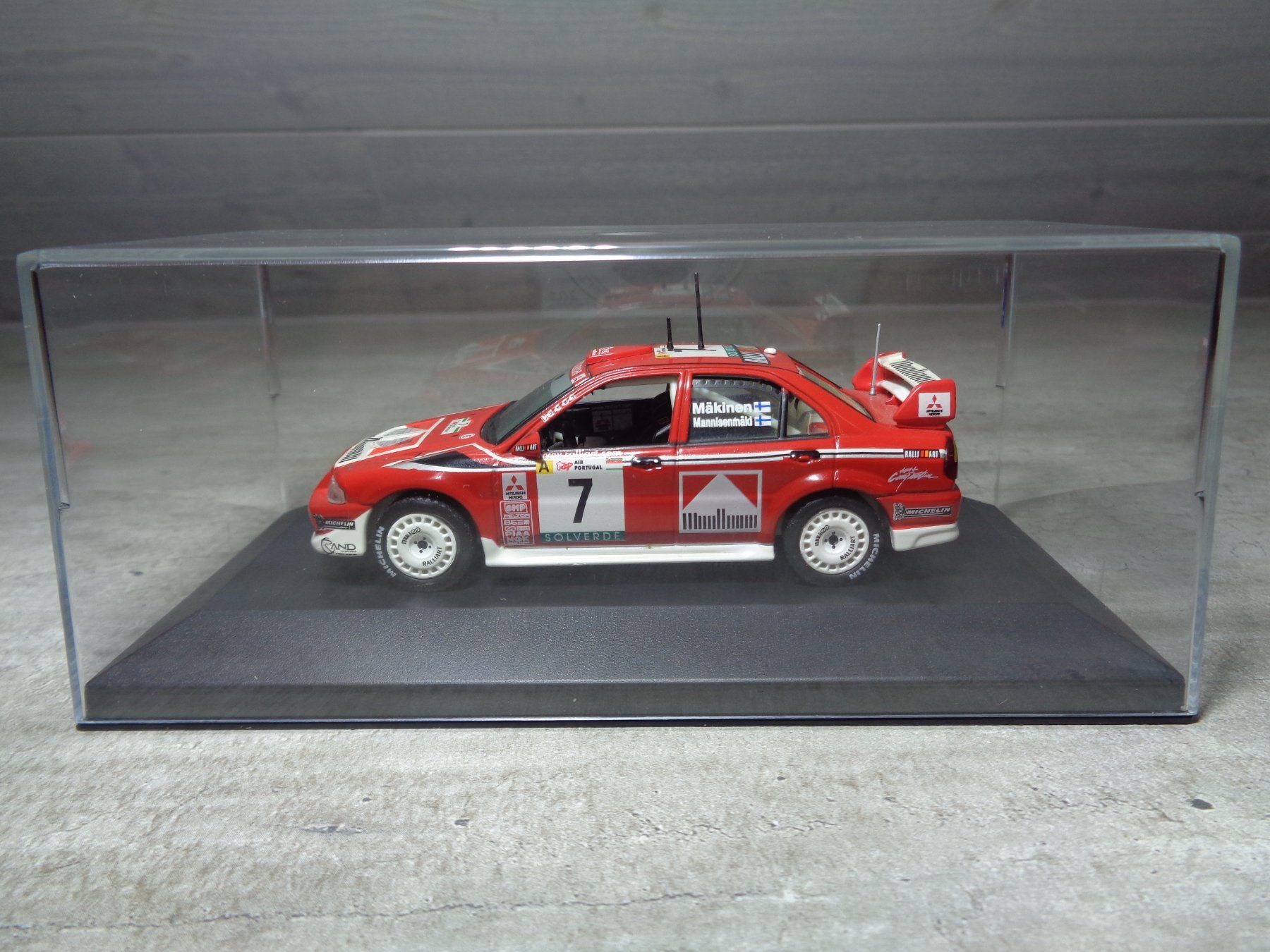 Mitsubishi Modellini d'auto: Ixo 1:43 Mitsubishi Lancer Evo VI Rallye – Usato da Reconvilier venduto da rallycar 1