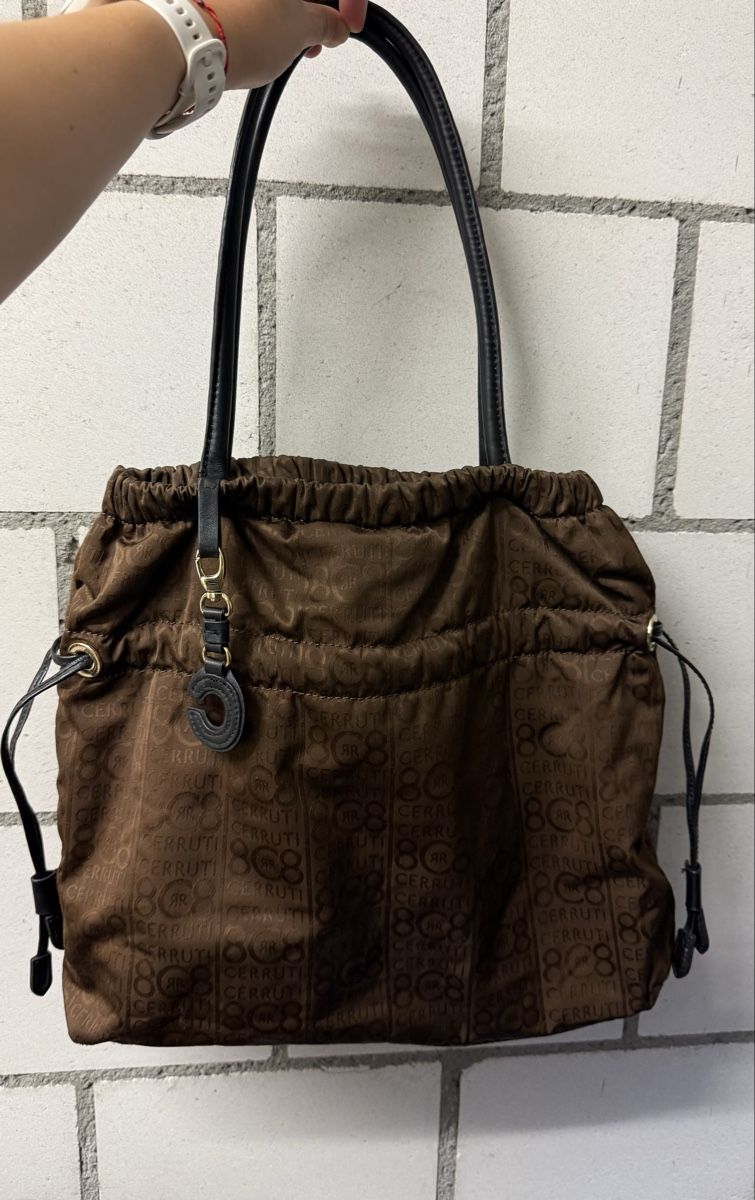 Cerruti Sacs femmes: Cerruti Handbag Brown Monogram – D'occasion à Buchs AG par sxf96