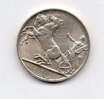 (994) Italien, 10 Lire 1927, top stgl