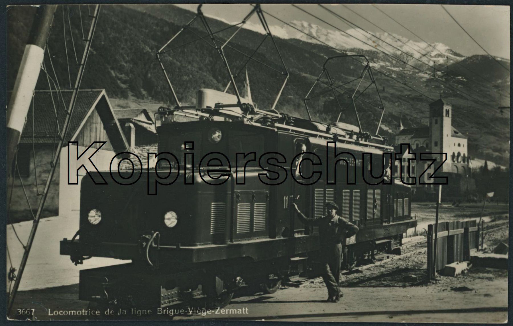 Cartoline postali: VS Visp - Bahn VZ - Lokomotive – Nuovo (secondo la descrizione) da Schindellegi venduto da stationary